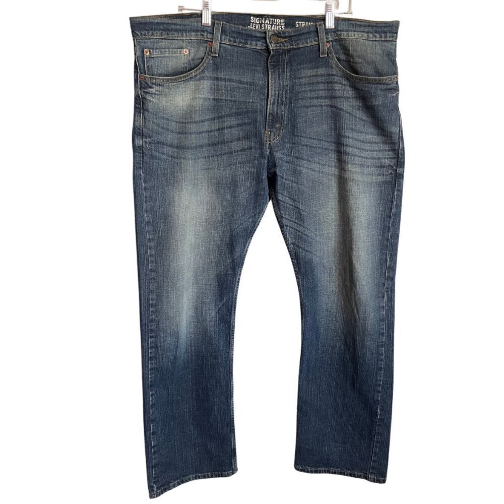Levi's Straight Leg Blue Jeans Size 40X32